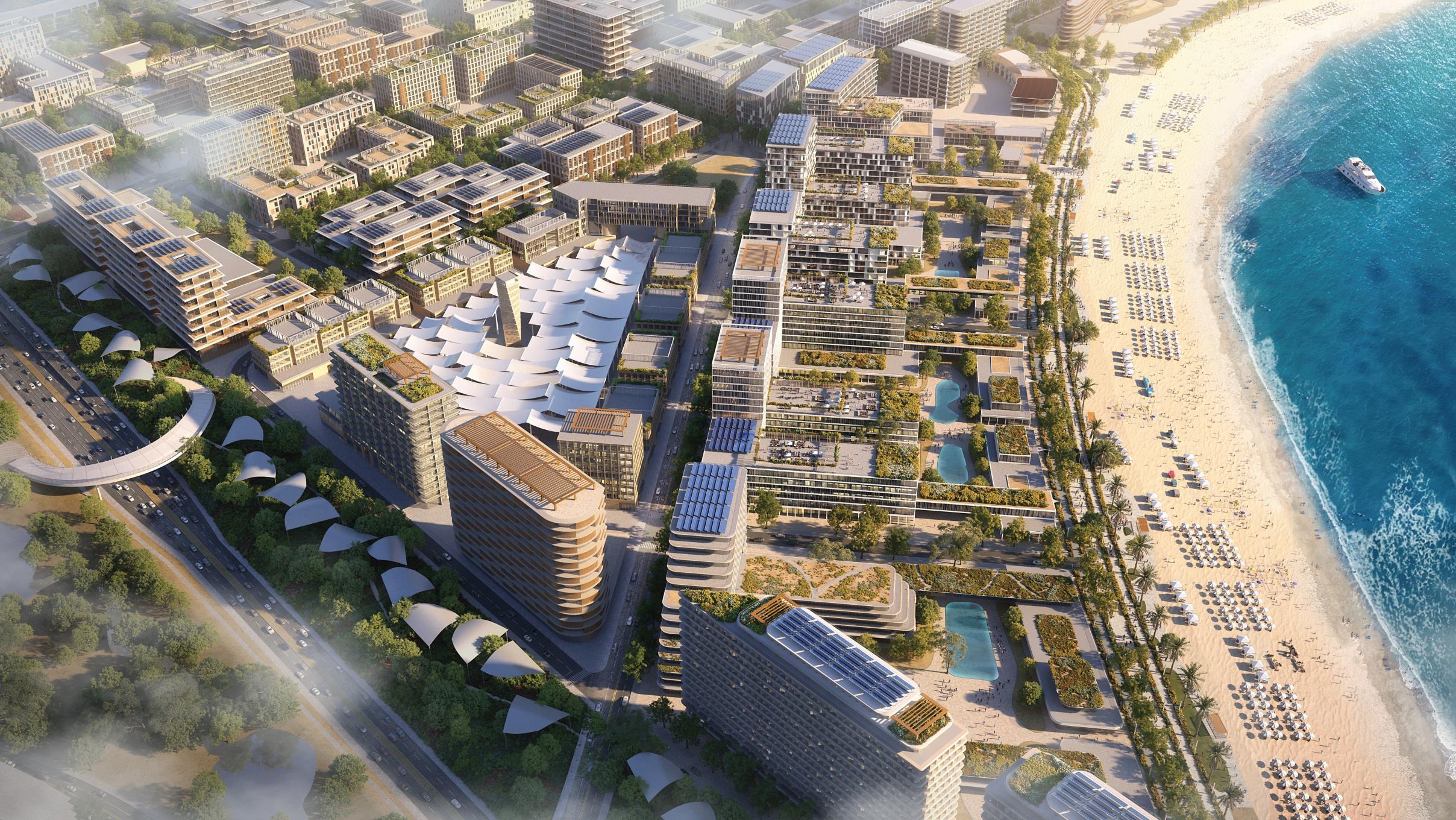 Beach District Aerial Masterplan